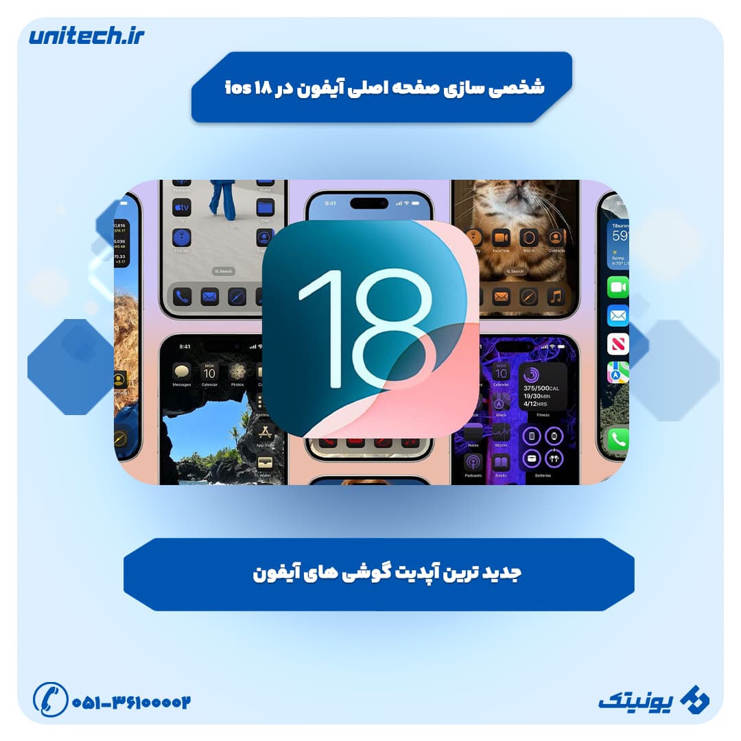 شخصی-سازی-صفحه-اصلی-آیفون-در-ios18