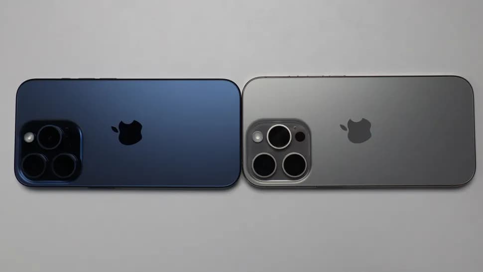 The iPhone 15 Pro is on the left - Yes the iPhone 16 Pro is bigger