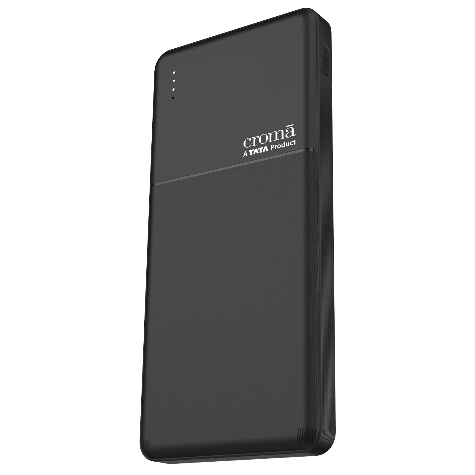 Croma CRSP225PBA040603 10000 mAh 22.5W Fast Charging Power Bank (2 Type A and 1 Type C Ports, Multi Layer Protection, Black)