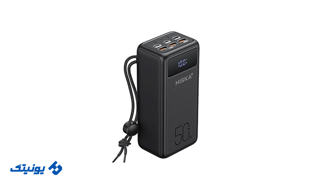 بهترین پاور بانک 50000 میلی آمپر ساعت (هیسکا HP-510PD)