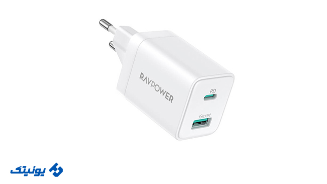 بهترین شارژر گوشی موبایل (شارژر دیواری RAVPower 30W)