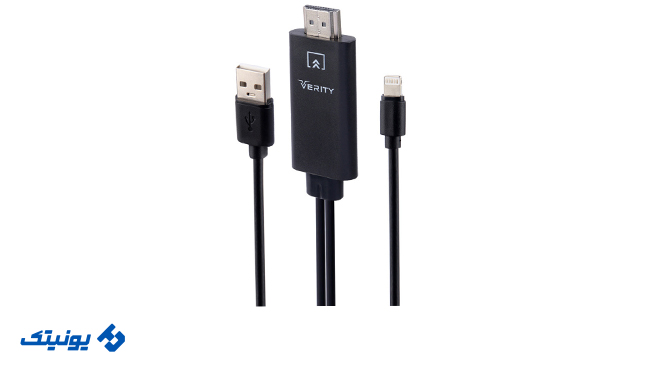 بهترین کابل HDML ( وریتی V-HD13 Lightning To HDMI 2m)