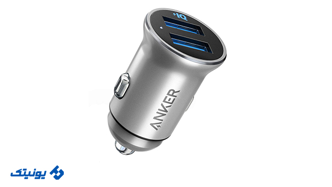 شارژر فندکی فست شارژ (انکر مدل PowerDrive 2 Alloy