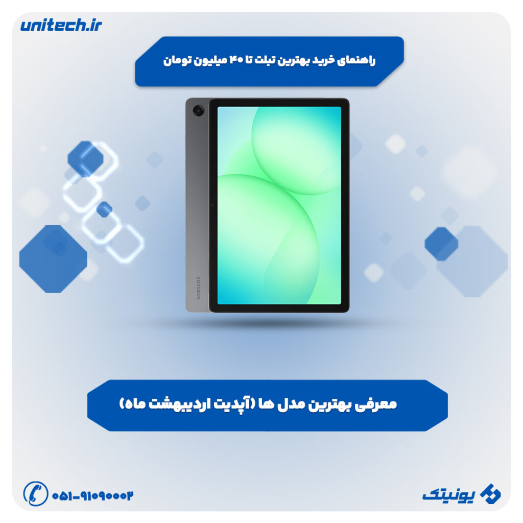 راهنمای خرید بهترین تبلت تا 40 میلیون تومان