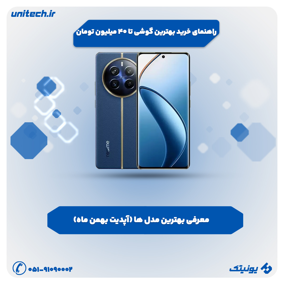 راهنمای خرید بهترین گوشی تا 40 میلیون تومان