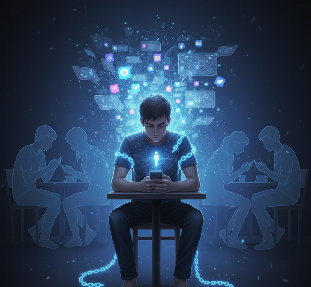 اعتیاد به گوشی های هوشمند و انزوای واقعی