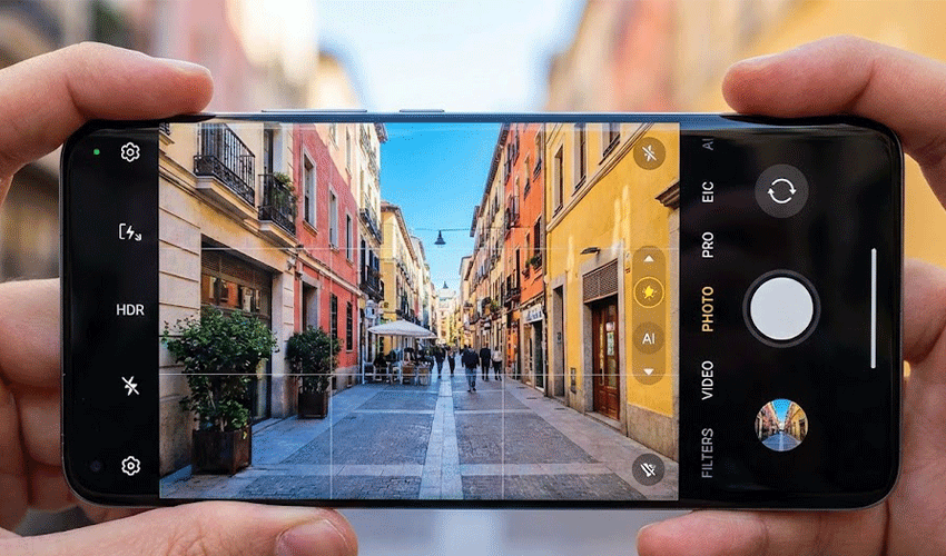 صفحه داخل برنامه دوربین گوشی شیائومی