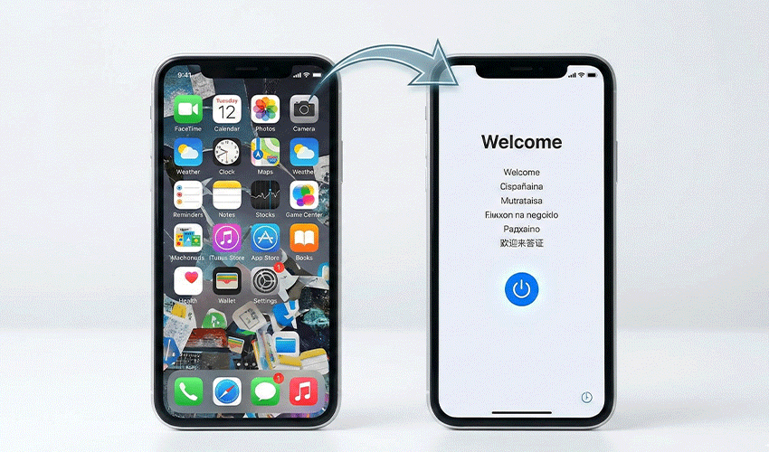 تنظیمات کارخانه در گوشی