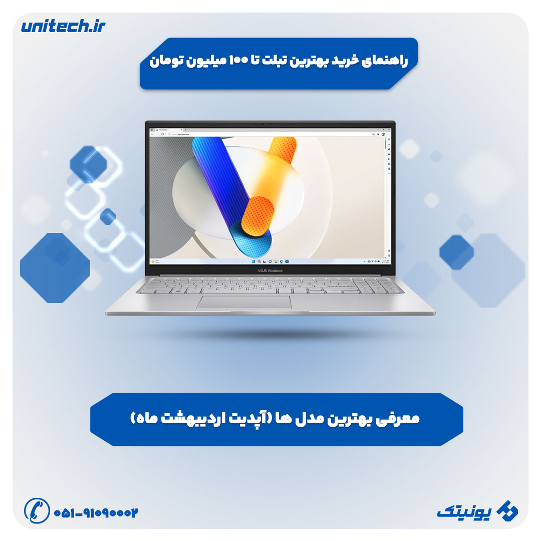 معرفی بهترین لپ تاپ تا 100 میلیون تومان