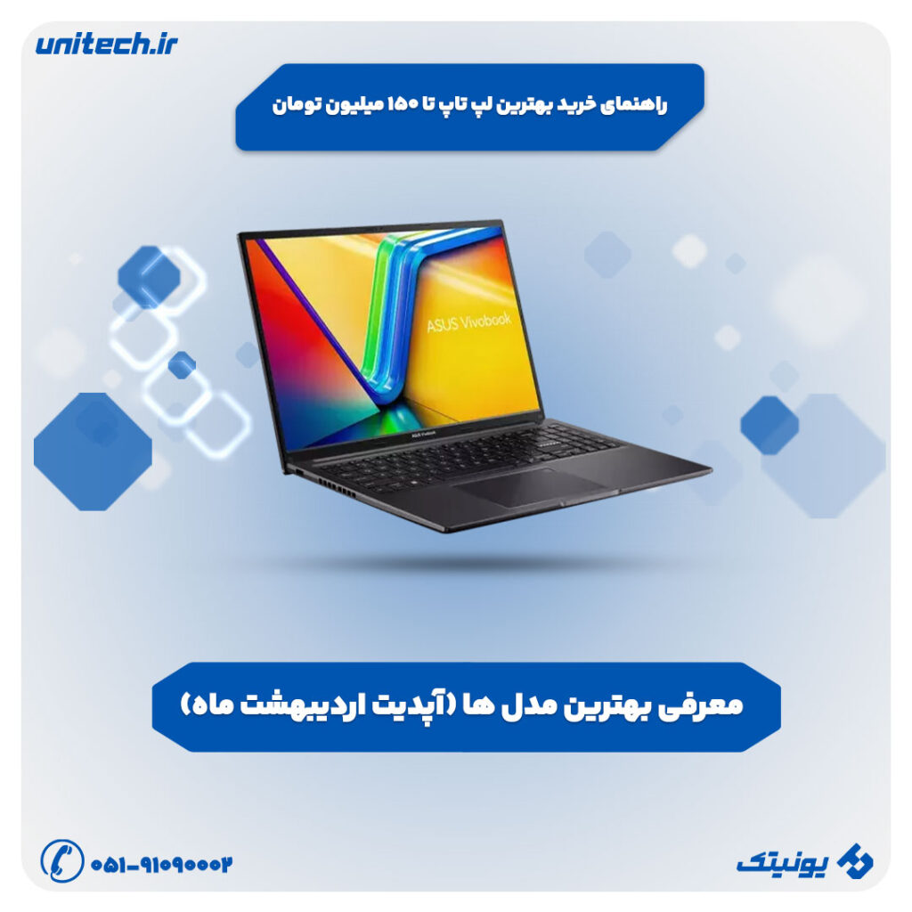 راهنمای خرید بهترین لپ تاپ تا 150 میلیون تومان