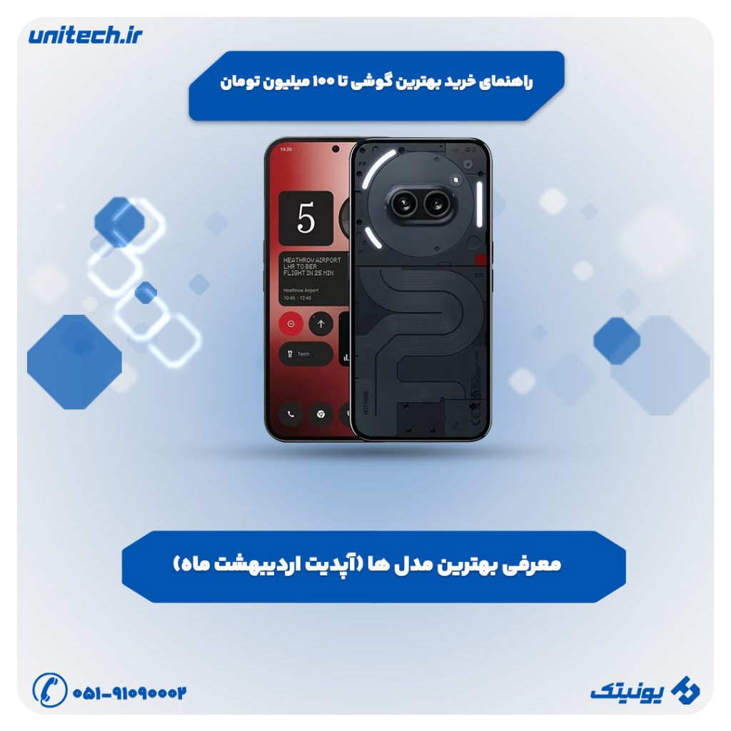 راهنمای خرید بهترین گوشی تا 100 میلیون تومان