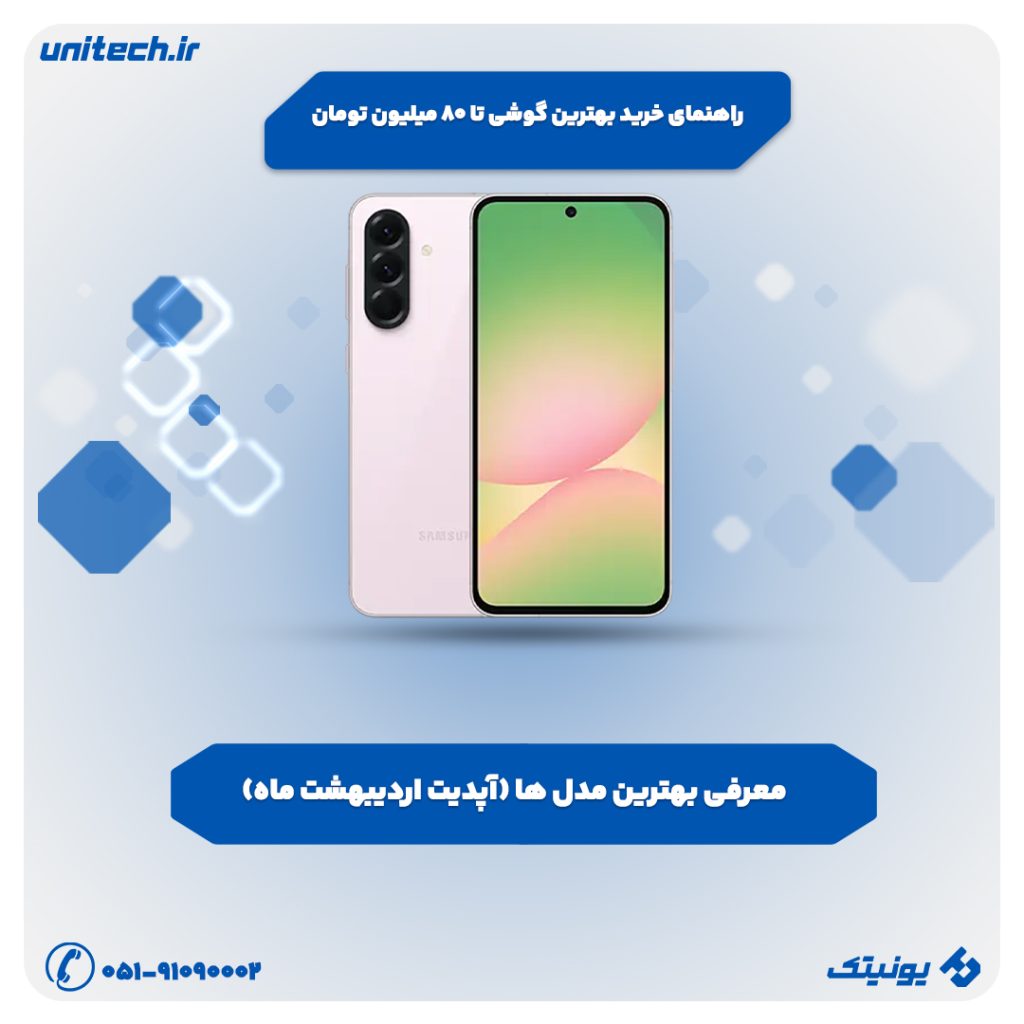 راهنمای خرید بهترین گوشی تا 80 میلیون تومان