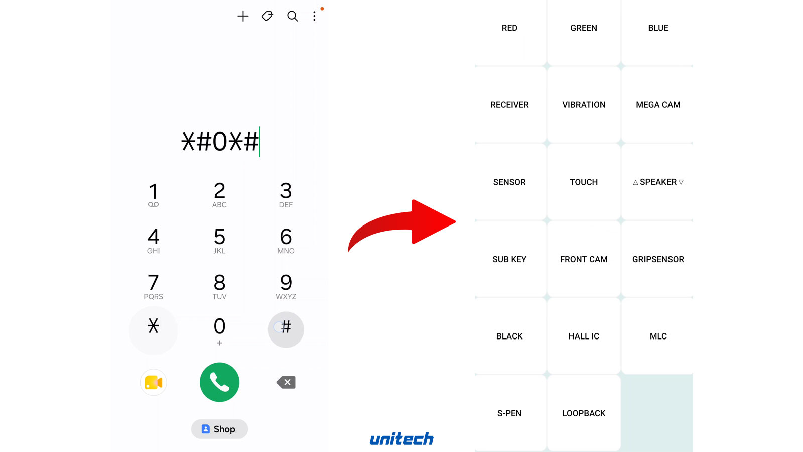 کد دستوری سامسونگ