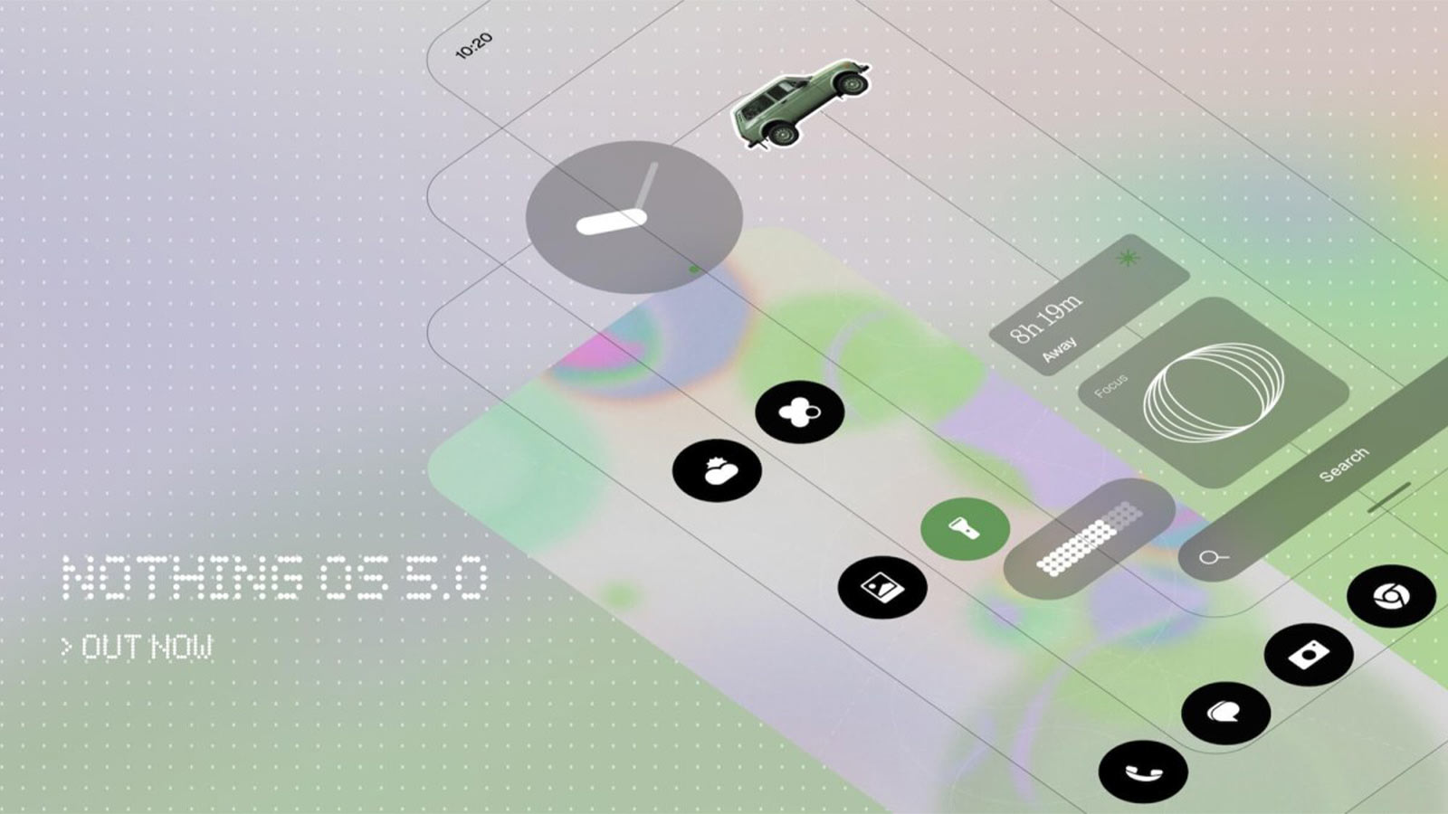 ناتینگ OS 5.0 با اندروید 17