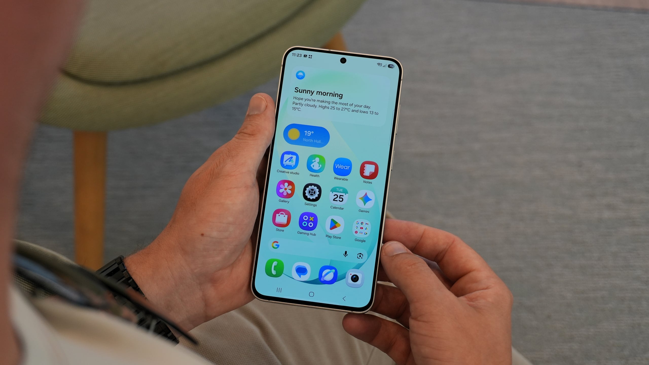 Samsung Galaxy S26 FE One UI 9.0 Home Screen