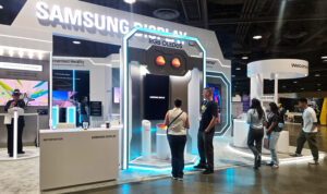 Samsung Display Booth At AWE USA 2026 With RGB OLEDoS And XR Sections 1200x713 1 300x178