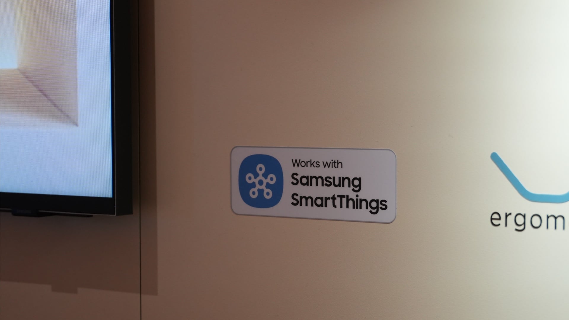 Samsung TV Works With SmartThings Badge CES 2026