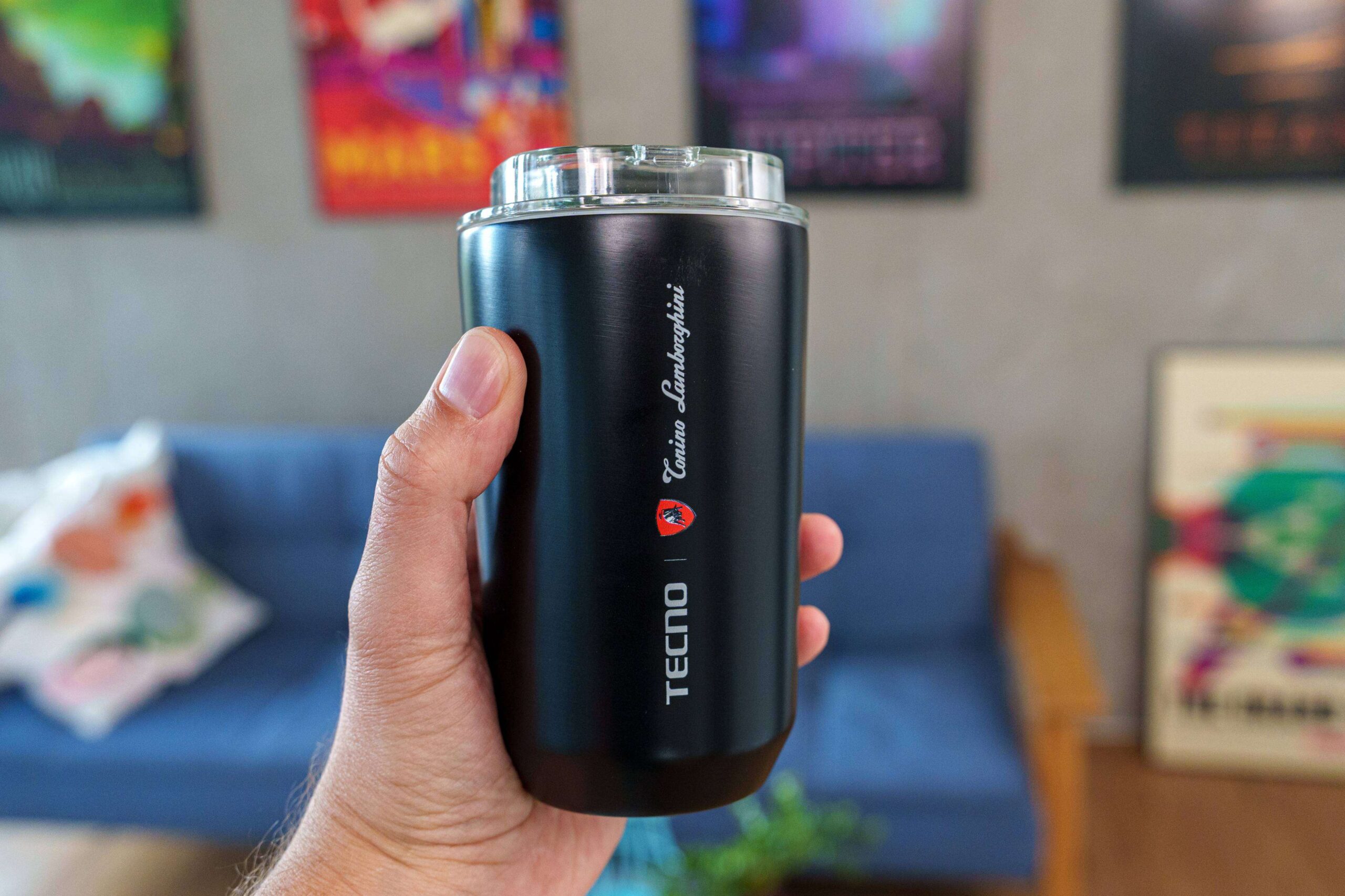 A portable coffee maker by Tonino Lamborghini