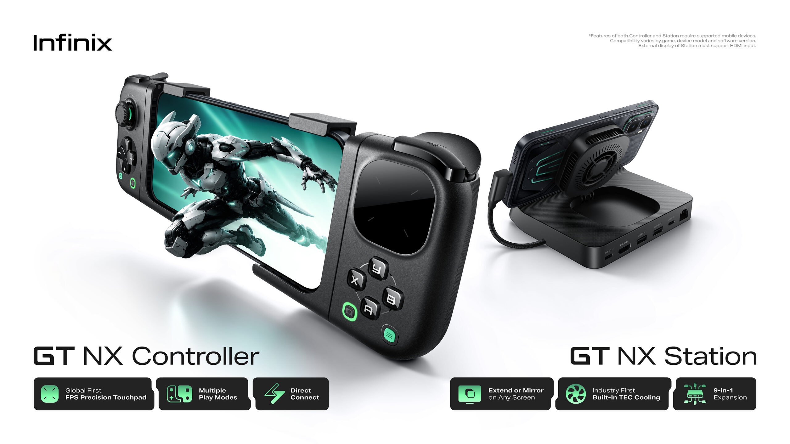 Infinix unveils GT NX Controller and GT NX Station dock
