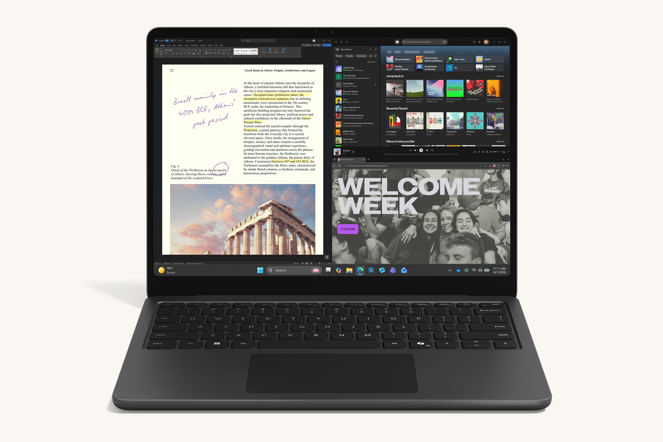Microsoft Surface Laptop 13” in: Black