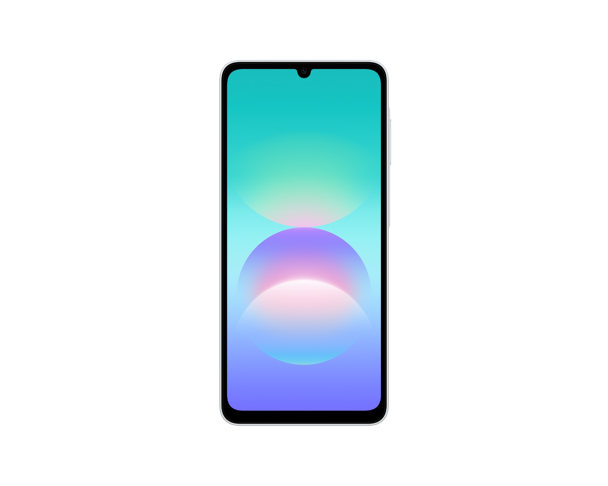 Samsung Galaxy A08 in silver