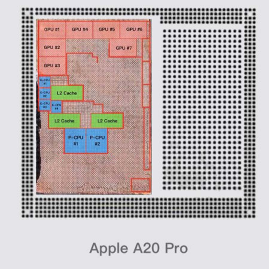 New leak details Apple A20 Pro chip
