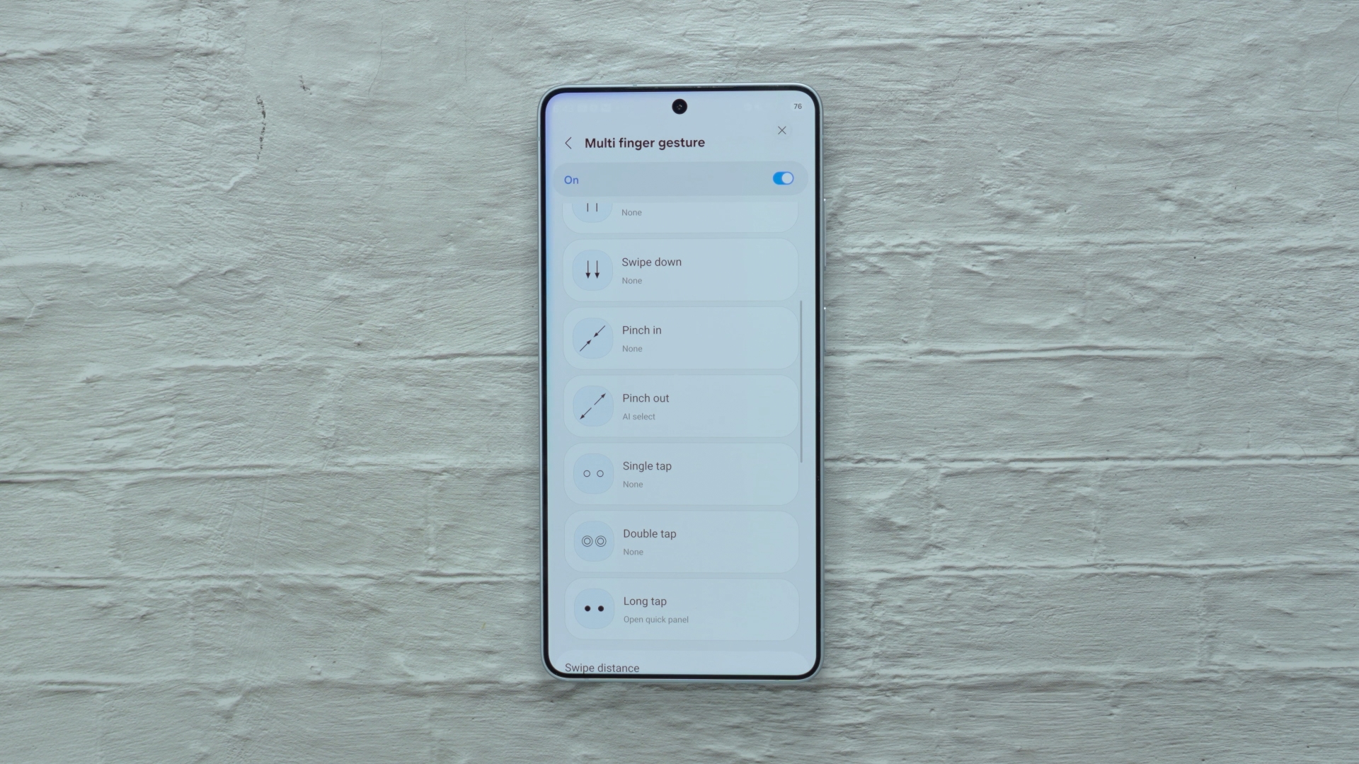 HomeUp multi-finger gestures in One UI 9