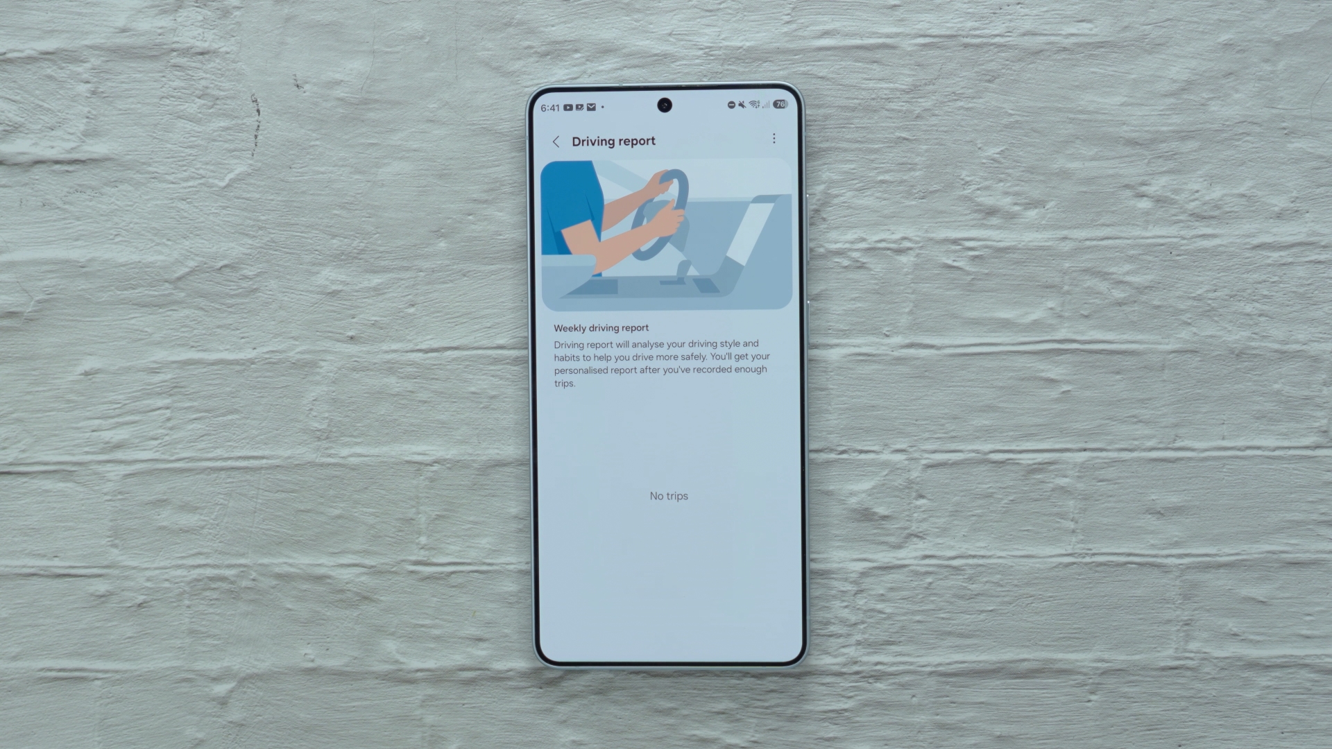 Driving Report in One UI 9