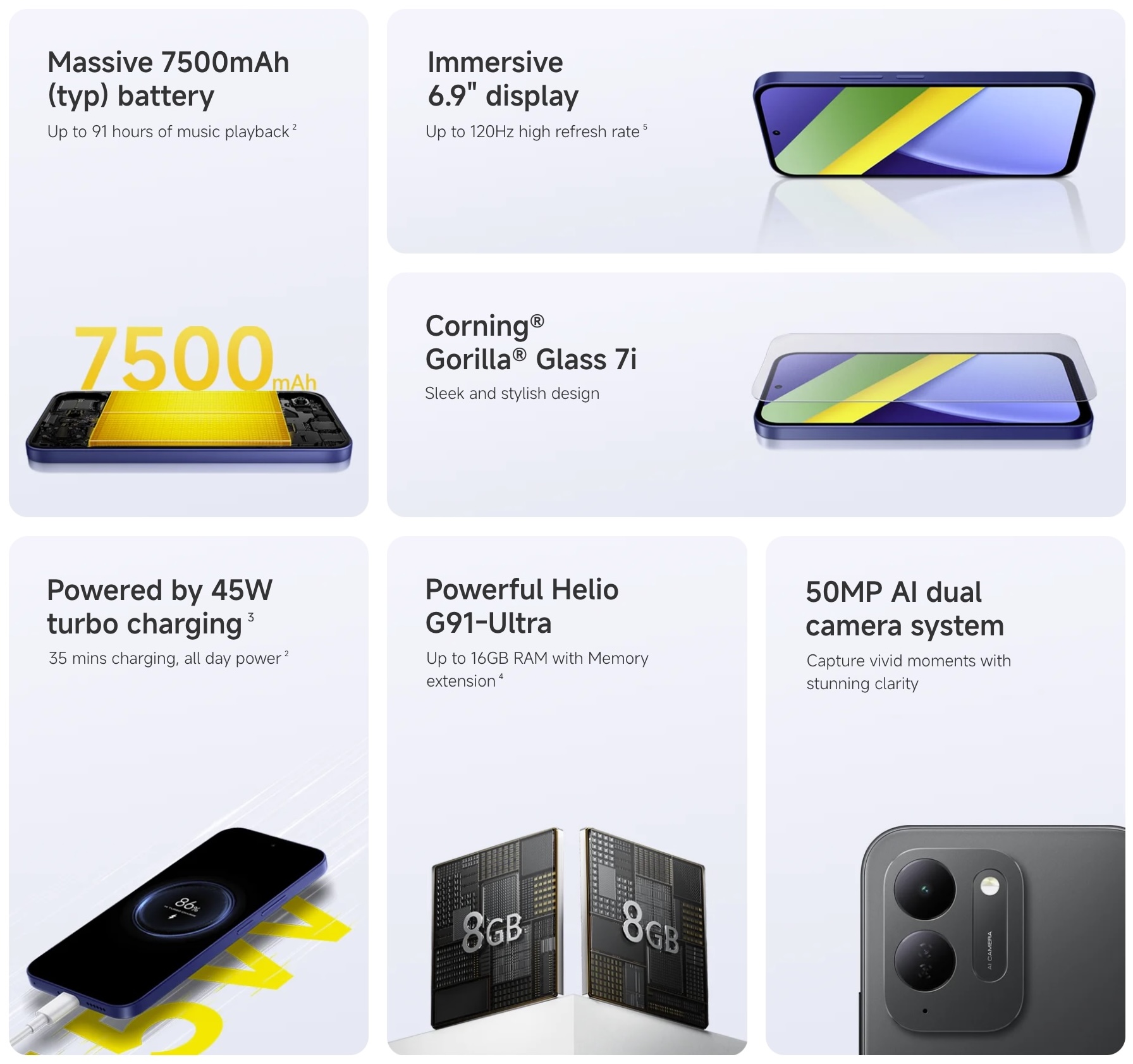 Poco C95 Pro launches with a 7,500mAh battery and 6.9 inch display