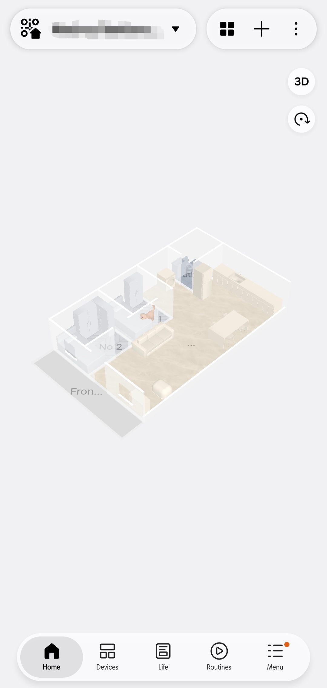 The app lets you make a 3D map of your home