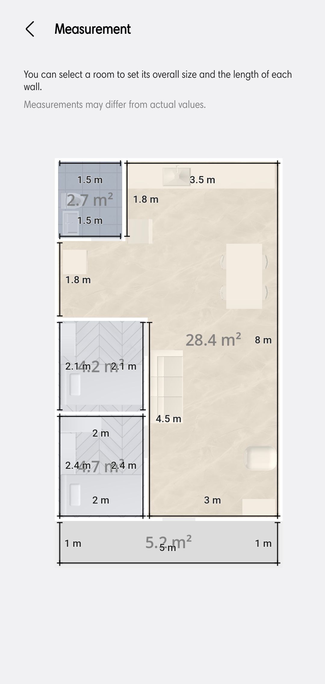 The app lets you make a 3D map of your home