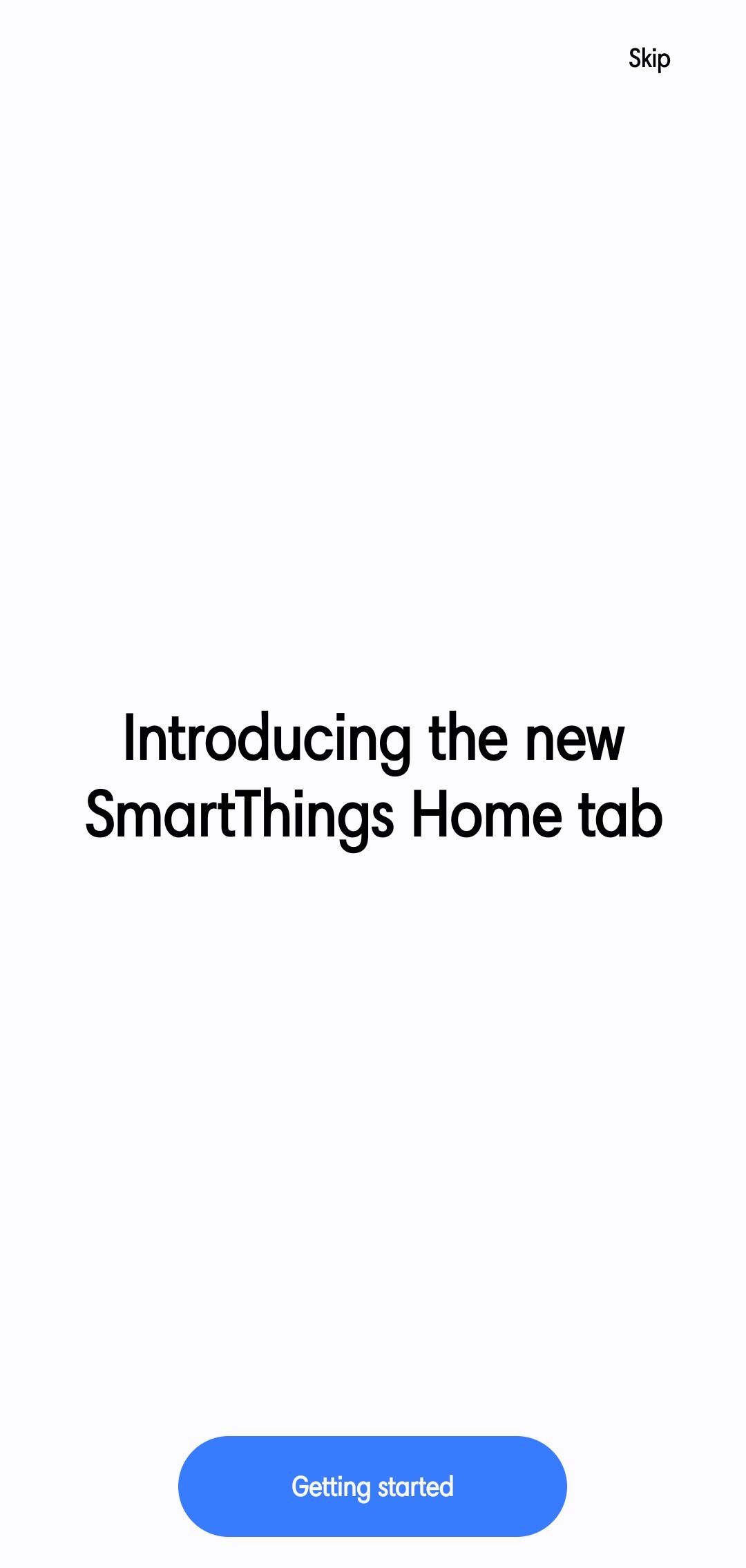 The redesigned Home tab on the SmartThings app (v1.8.51.30)